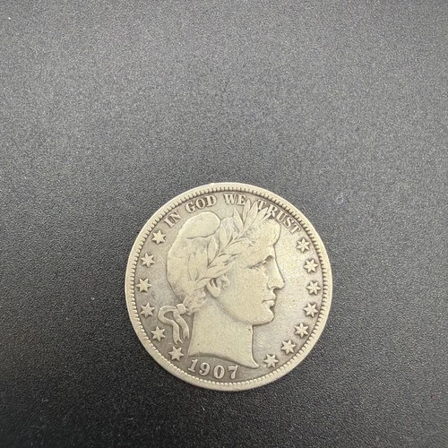 1907 Barber Head Half 1/2 Silver Dollar mint