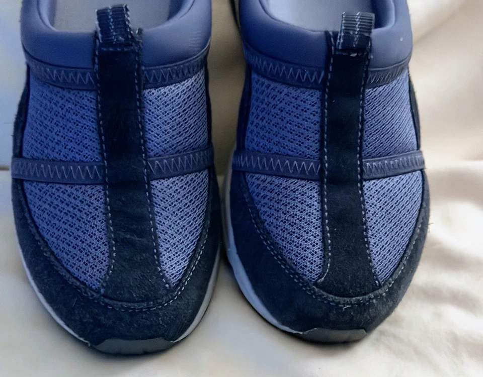 Easy Spirit Argyle Slip On Shoes 6M Suede Fabric - Image 3 of 4