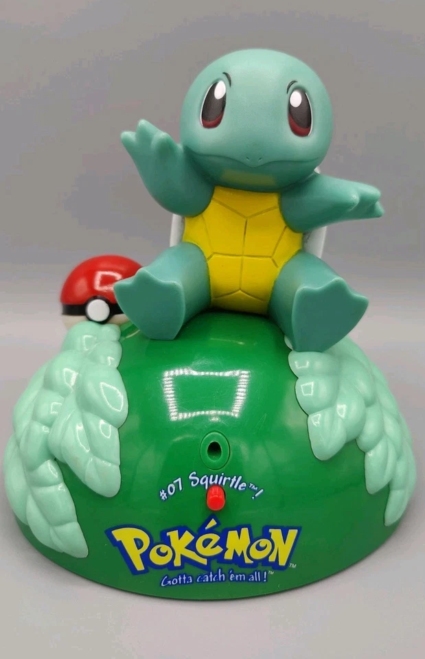 Pokemon Squirtle #07 Room Greeter Pokeball Trendmasters Nintendo 1999 funcionando Foto 2 de 4