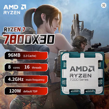 Image of AMD RYZEN 7 7800X3D New CPU Gaming Processor 8-Core 16-Thread AM5 UK Stock