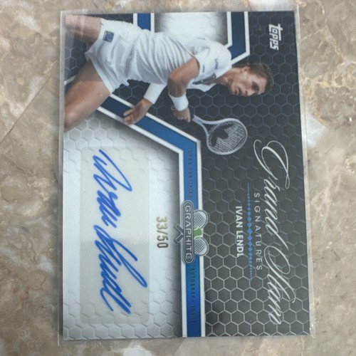 Ivan Lendl #GSD-IL 2026 Topps Graphite Grand Slam Signature card