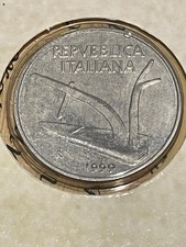 Moneta Repubblica Italiana 10 Lire Spighe 1999 BU