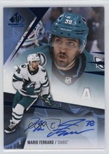 2023-24 Upper Deck SP Game Used Auto Mario Ferraro #71 Auto 1pa2