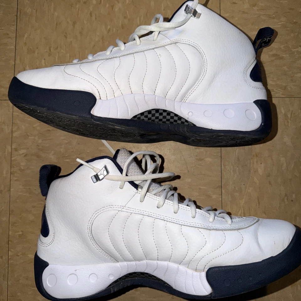 Zapatos para hombre Nike Jumpman Pro blanco/azul marino talla 11.5 2022 estado usado Foto 2 de 4