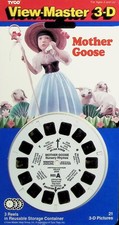 Mother Goose Nursery Rhymes 3d View-Master 3 Reel Packet NEW SEALED