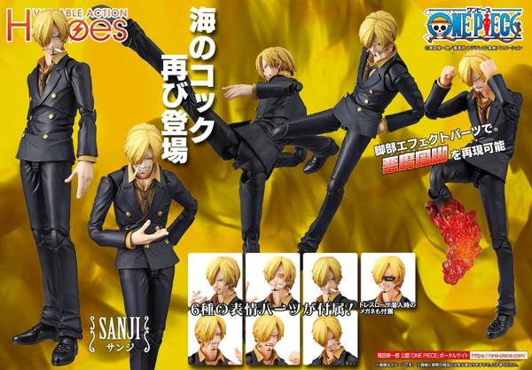 One Piece Sanji Action Figuren - Megahouse Variable Action Figures-image