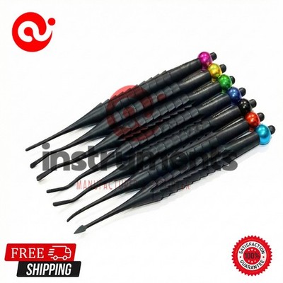 Med care PDL Luxating Dental Periotomes Root Elevators dental instruments 7pcs A