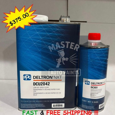 #ad DCU2042 PPG Clearcoat 1 Gallon 1 Quart DCX61 Hardener Free Shipping $375.00