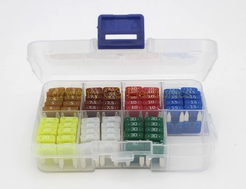 140 pcs Assorted Car Truck Mini Fuse 5,7.5,10,15,20,25,30 AMP bus auto