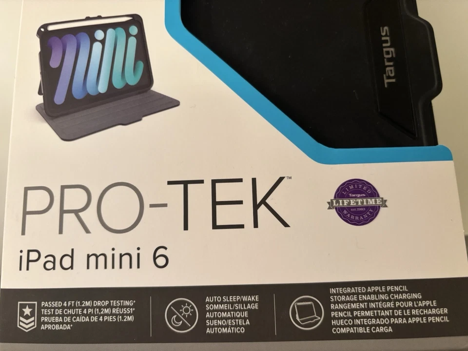 New Targus Pro Tek iPad Mini 6 Black D3 - Image 3 of 4