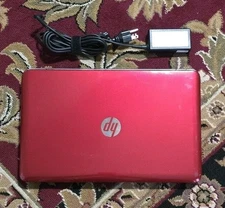 hp pavilion 15 notebook pc  Linux Mint / XFCE Desktop red With Power Supply 
