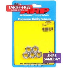 Arp 400-8654, Set of 5 Polished Stainless S/S Hex Nuts - 3/8-16 (5) Performance