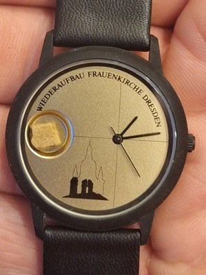 Armbanduhr Dresdner Frauenkirche mit Originalstein / neu