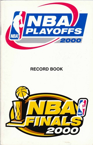 2000 NBA BAKSETBALL PLAYOFFS RECORD BOOK - 第 1/1 張圖片