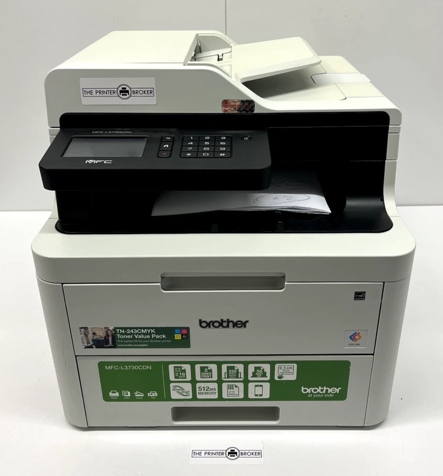 Brother MFC-L3730CDN A4 Colour Multifunction LED Laser Printer MFCL3730CDNZU1 - Image 2 of 4