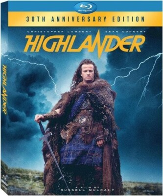 Highlander: 30th Anniversary Edition   Blu-ray   W/Slipcover