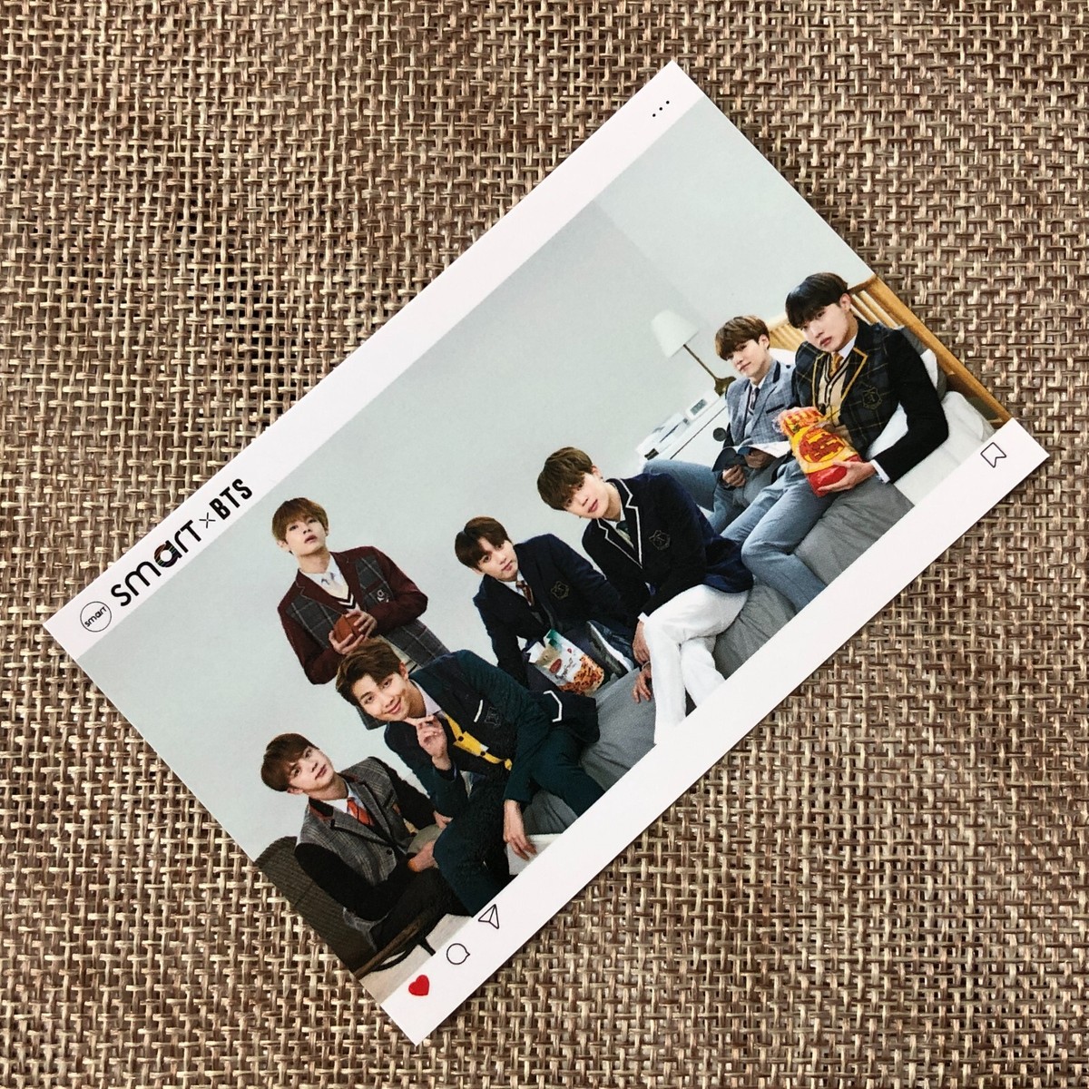 BTS GROUP #10 [ BTS X Smart Uniform ] Official Photocard