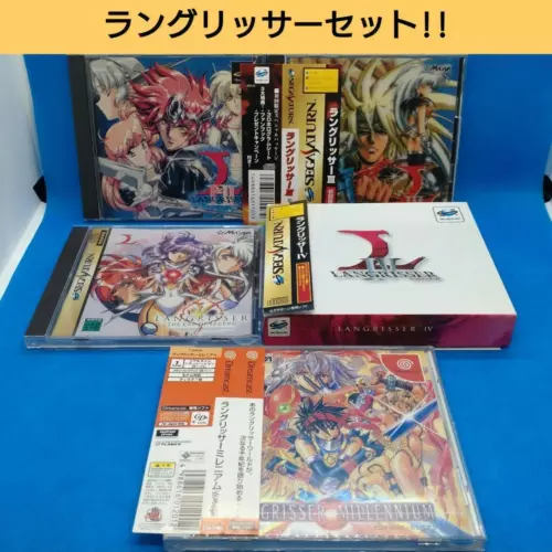 5 set  LANGRISSER 1&2 3 4 5 & millennium PS1 Sega Saturn Dream Cast From Japan