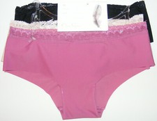 Women's 3 Pack Panties Hipster Size M Laser Cut No Panty Lines Jessica Simpson