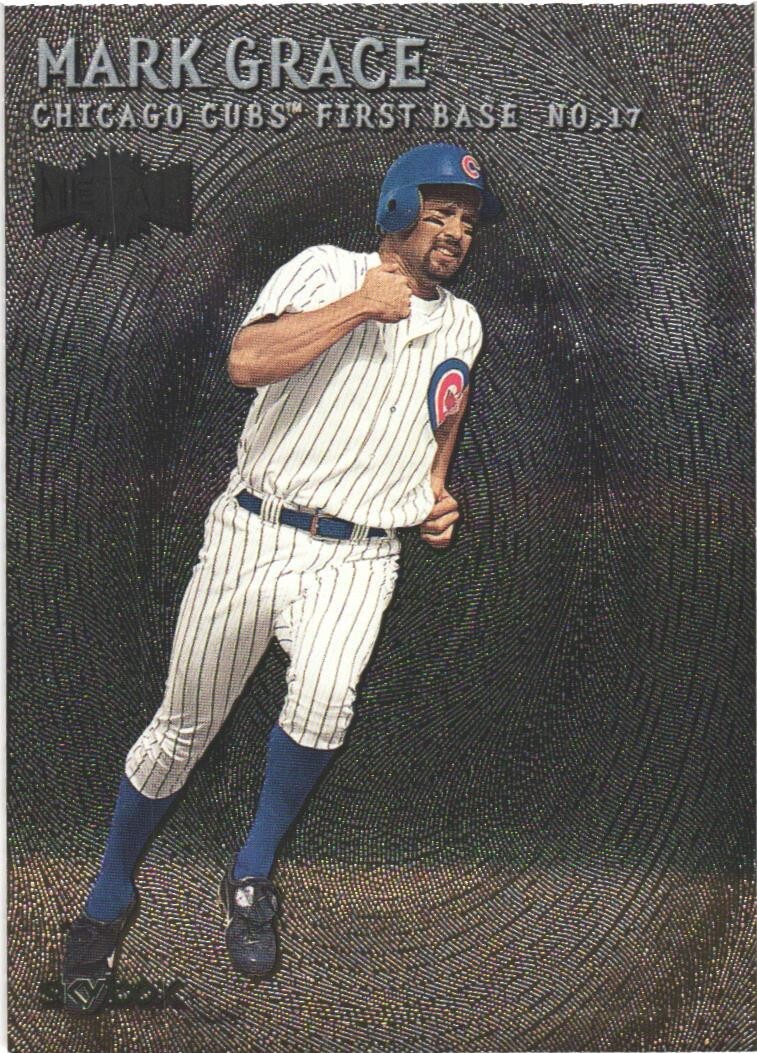 2000 Metal #54 Mark Grace Chicago Cubs Baseball Card