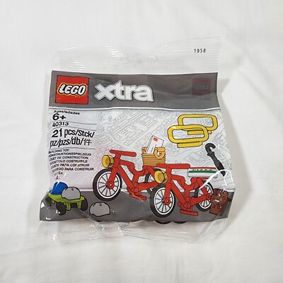 LEGO Xtra 40313- Bicycle Bike/Skateboard Pizza Umbrella Polybag