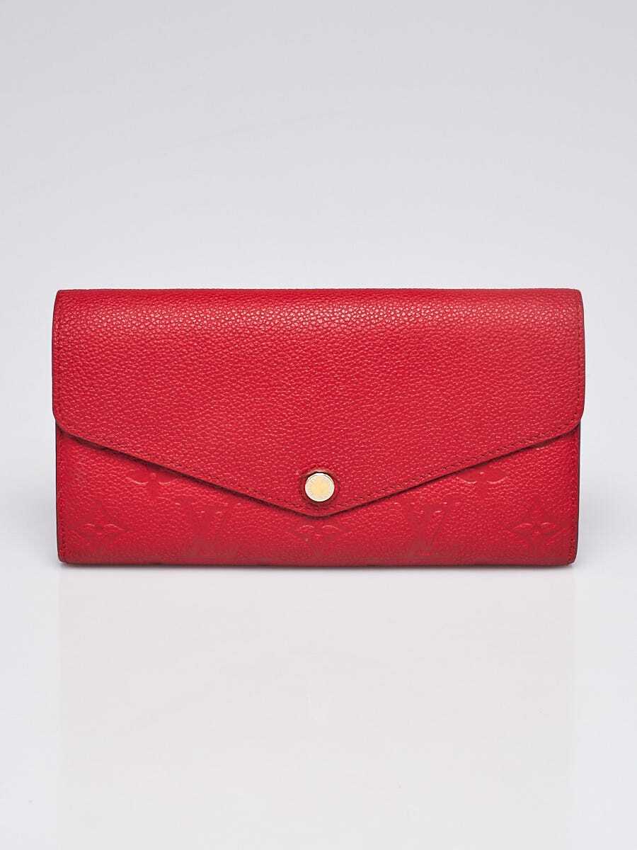 Louis Vuitton Cerise Monogram Empreinte Leather Sarah NM Wallet