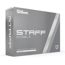 WILSON STAFF MODEL X  GOLF BALLS - white doz. pack