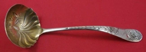 Number 43 by Towle Sterling Silver Sauce Ladle Goldwashed Bright-Cut 5 1/2"