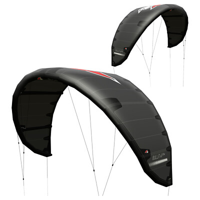 F2 Kite Bullit  7-15qm Größe wählbar Schwarz 2024/25