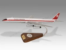 McDonnell Douglas DC-8 Air Canada Desk Wood Airplane New Model Large Scale 1/100