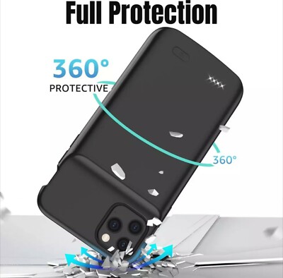 Iphone 12 Pro Max Slim Battery Charging Case 5500mAh MFI Certified