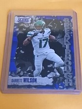2023 Score Football Breakthrough Garrett  Wilson #7 42/100 Showcase SP & Base