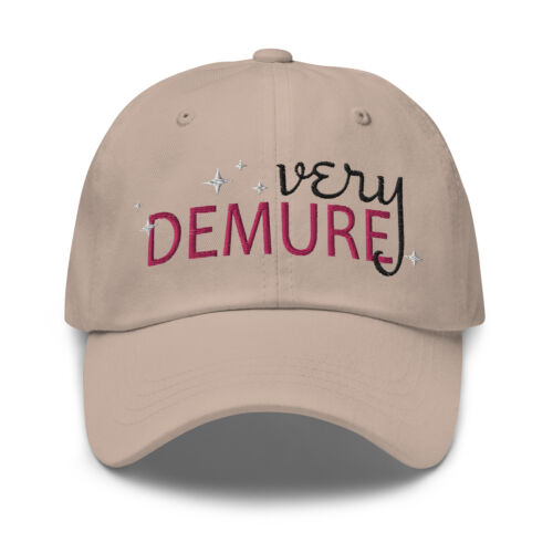 Very Demure Cutesy Ball Cap Dad Hat for Women - Picture 11 of 24