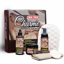 Kit Charme Leather Care Kit Mafra Completo Sedili in Pelle Auto Interni Cura - Miniatura 1