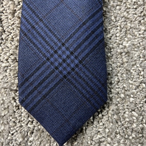 Lanificio F.LLI Cerruti DAL 1881 Neck Tie Fine Wool Silk Made In Italy Blue - Picture 2 of 4