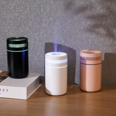 Portable WHITE USB LED Mini Car Home Humidifier Aroma Oil Diffuser Mist Purifier
