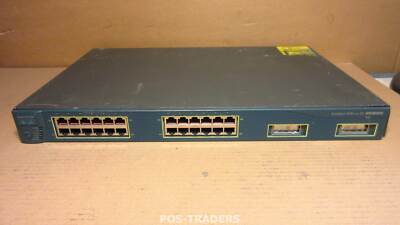 Cisco WS-C3524-PWR-XL-EN 24-Port Stackable 10/100 + 2x GBIC PoE Managed Switch