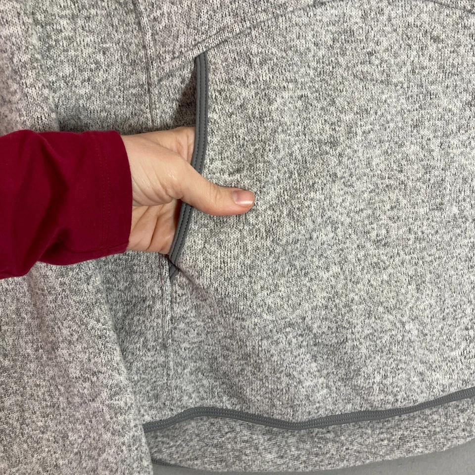 Pulôver com capuz LULULEMON lã e agradecimento jaqueta urze cinza navio de guerra - Imagem 3 de 4