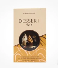 Pure Romance Sensations Dessert Trio Lubricant Gift Set