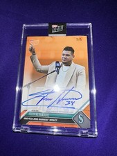 2023 Topps Now MLB #697 Felix Hernandez Auto King Felix Mariners ORANGE #3/5