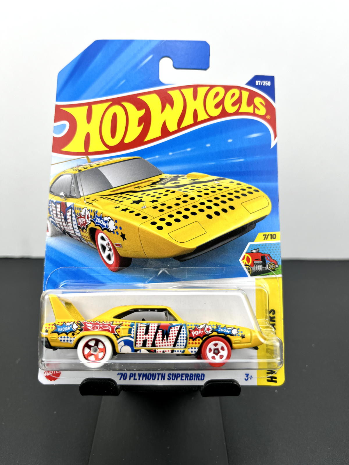 Hot Wheels 2025 HW Art Cars '70 Plymouth Superbird Yellow #87