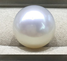 Huge 12mm natural South Sea Genuine white Round Loose Pearl undrilled Jewelry 35