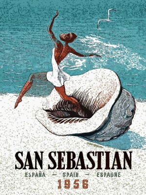 Decoration Poster.Home interior design print.Wall art.San Sebastian Spain.7171
