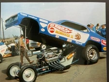 RARE NHRA Vintage "TOM THE MONGOOSE MCEWEN HOT WHEELS FUNNY CAR"  Photo 8" x 10"