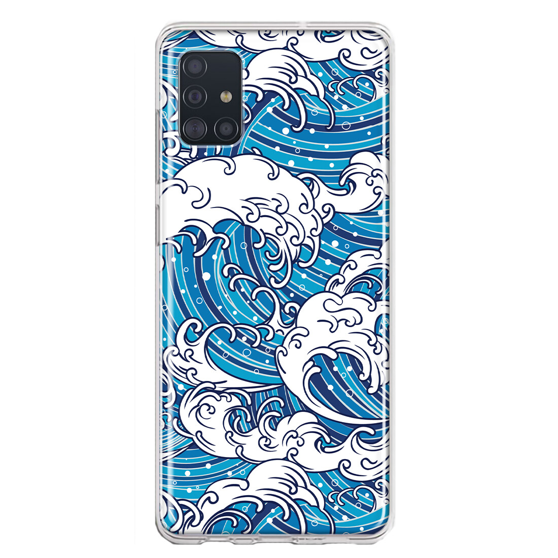Mundaze Case for Samsung Galaxy A71 5G Cover Japanese Wave