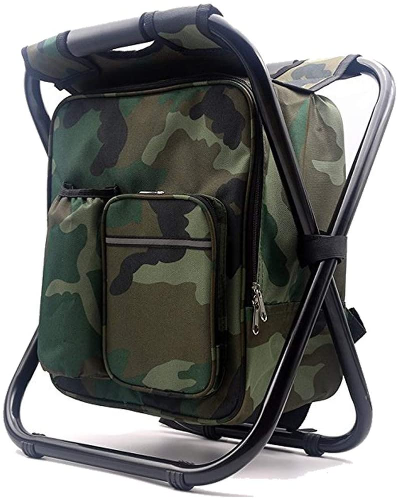 3 in 1 Cooler Backpack, Foldable Fishing Chair, Portable Backpack