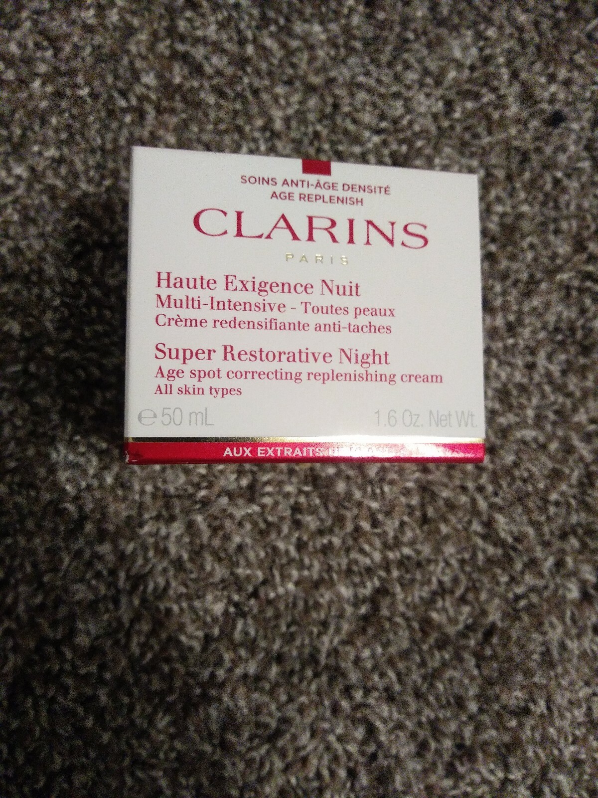 clarins super restorative night wear