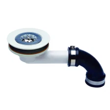 MUSTEE Drain Kit Matte White Durable Plastic Fits Shower Floor Model 3060 L/R