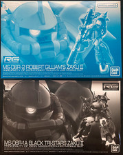 RG 1/144 ROBERT GILLIAM  S ZAKU II  BLACK TRI-STARS ZAKU II Limited Model Kit