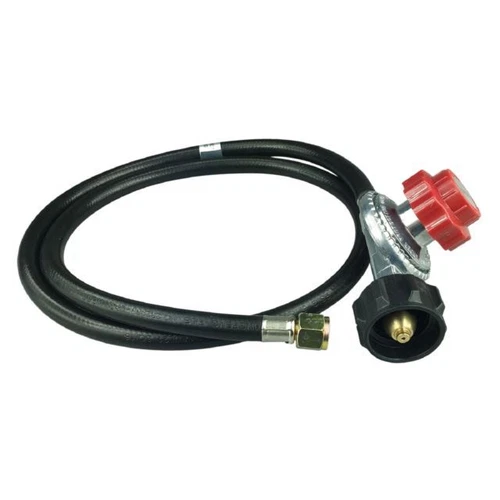 5 FT Hose High Pressure Propane Gas Regulator LPG BBQ Grill Tank Adjustable - Picture 3 of 7